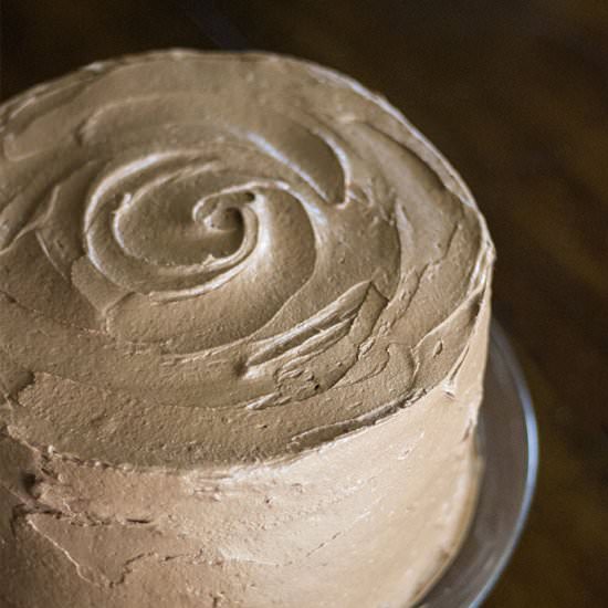 Sugar-Free Black & White Cake