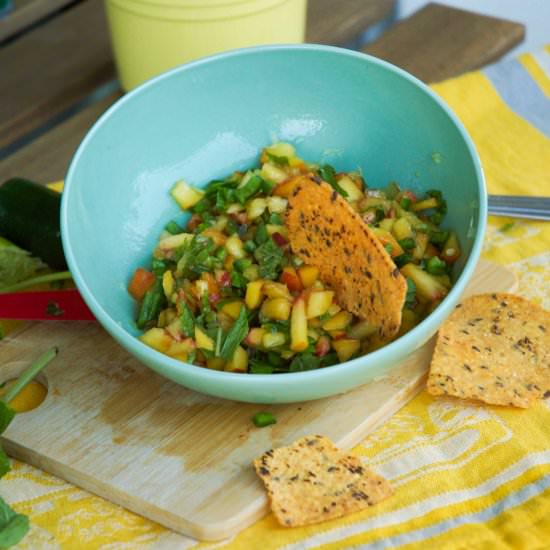 Spicy Peach Salsa