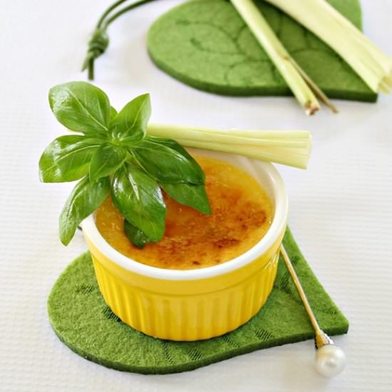 Lemongrass Creme Brulee