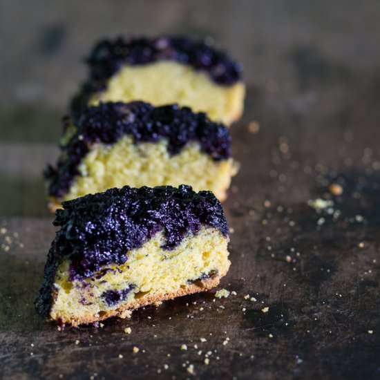 Upside Down Blueberry Cake