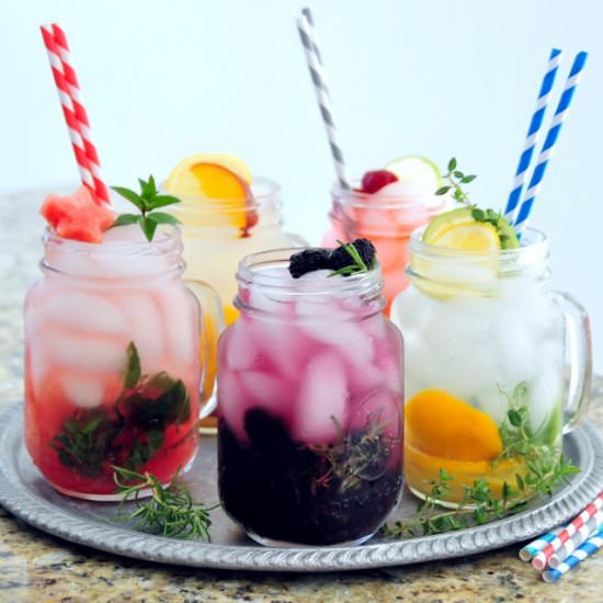 5 Naturally Flavored Spa Water