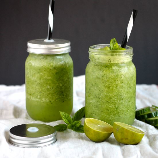 Cucumber Mint Summer Slushie