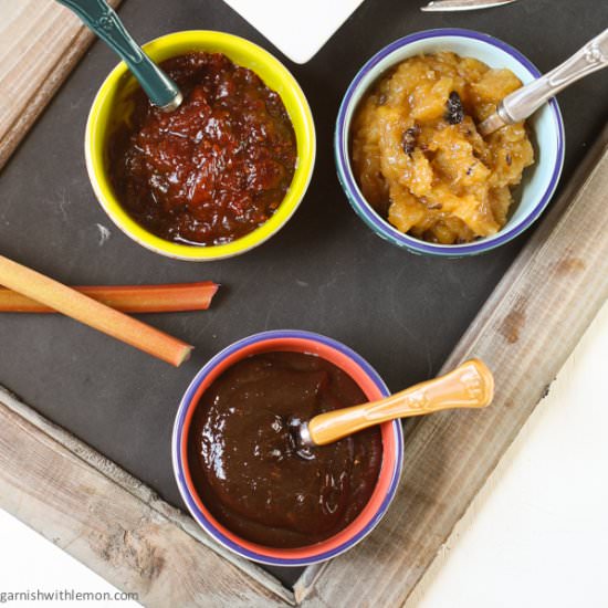 Homemade Rhubarb BBQ Sauce