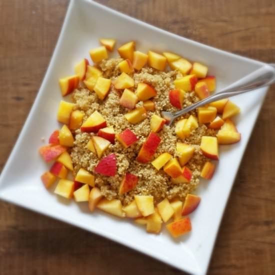 Summer Peach Quinoa