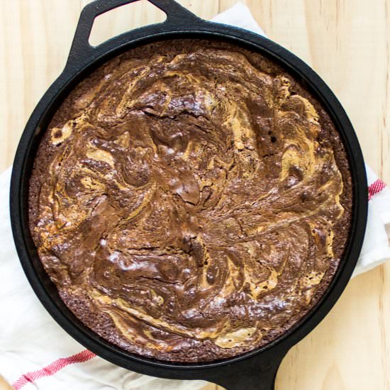 Nutella Peanut Butter Brownies