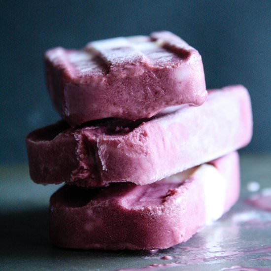 Sweet Cherry Yogurt Pops