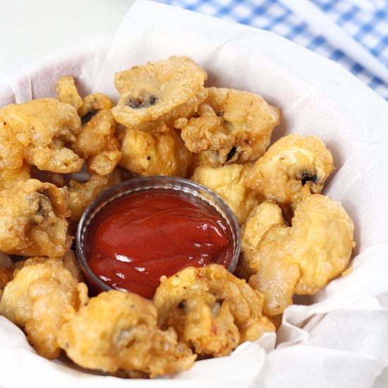 Beer Battered Mushrooms