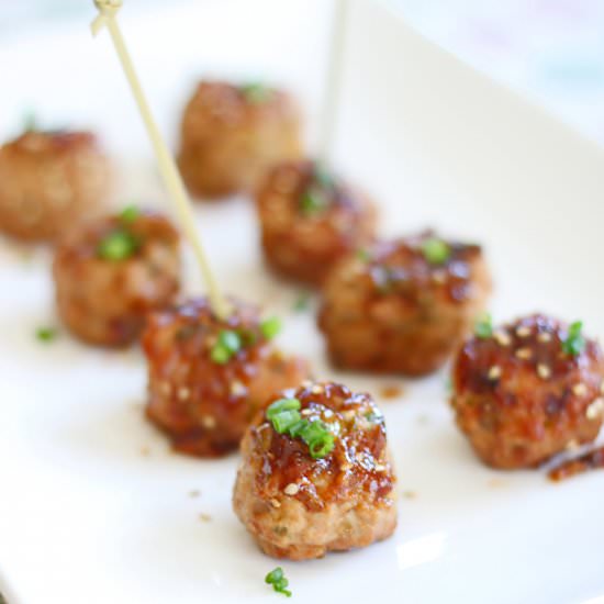 Sweet & sour Asian meatballs