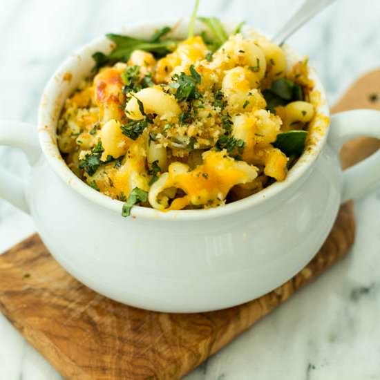 Green Goddess Mac and Cheese