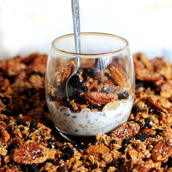 Blueberry Pancake Granola