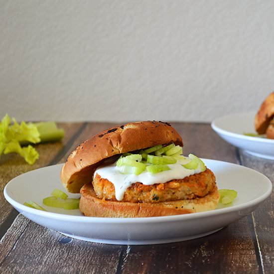 White Bean Buffalo Ranch Burger