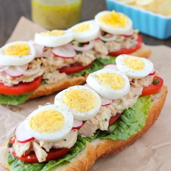 Tuna Nicoise Sandwich