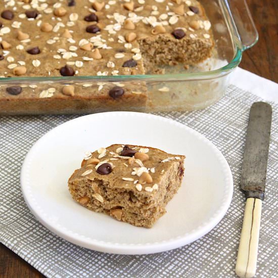 Banana Bread Breakfast Bars