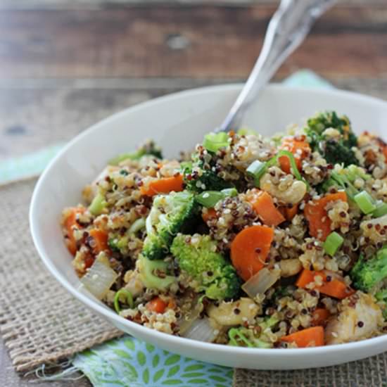 Quinoa chicken & broccoli