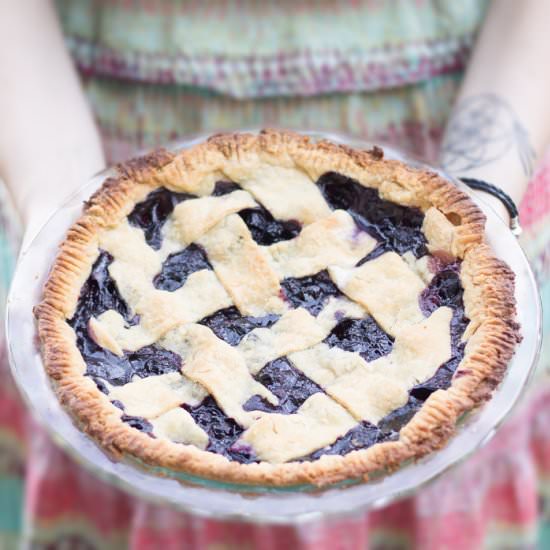 Blueberry pie (vegan)