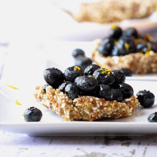 GF Blueberry & Almond Tartlets
