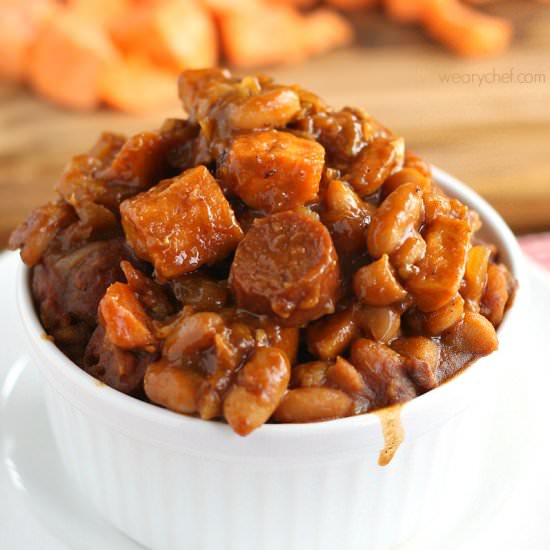 Best Ever Franks and Beans