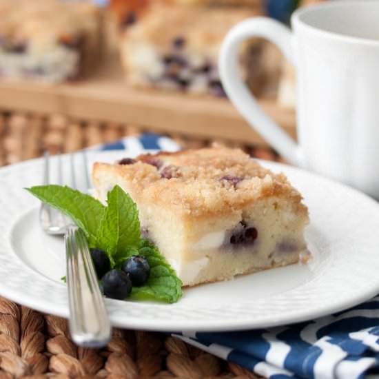Blueberry-Cream Cheese Coffee Cake