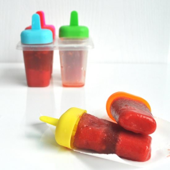 Roasted Plum and Black Tea Popsicle