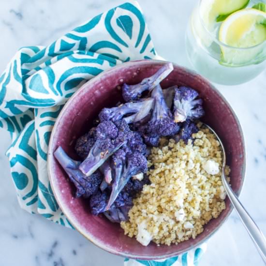 Purple Cauliflower Millet Bowl