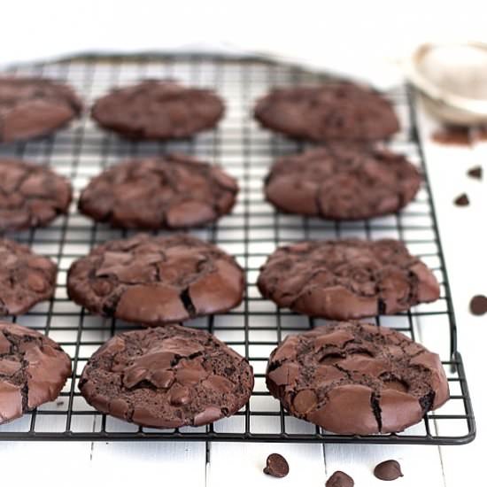Fudgy Chocolate Cookies