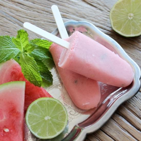 Watermelon Mint Paletas