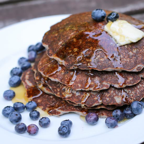 Blue Corn Blueberry Griddle Cakes