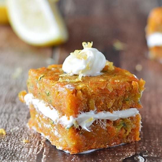 Carrot Zucchini Bars