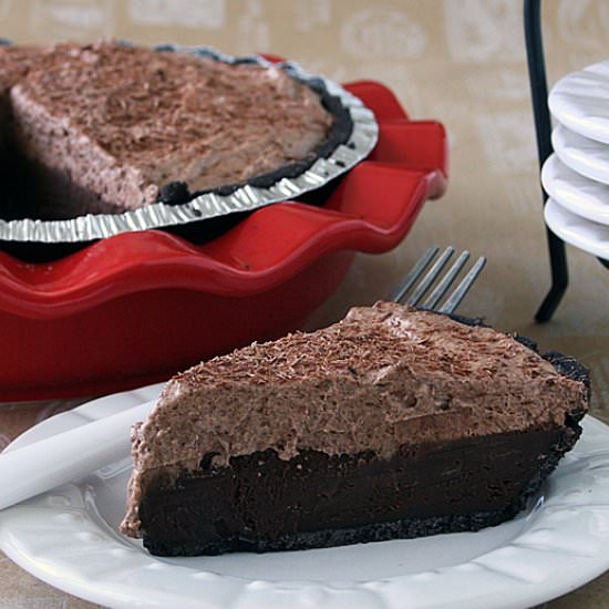 Chocolate Truffle Mousse Pie