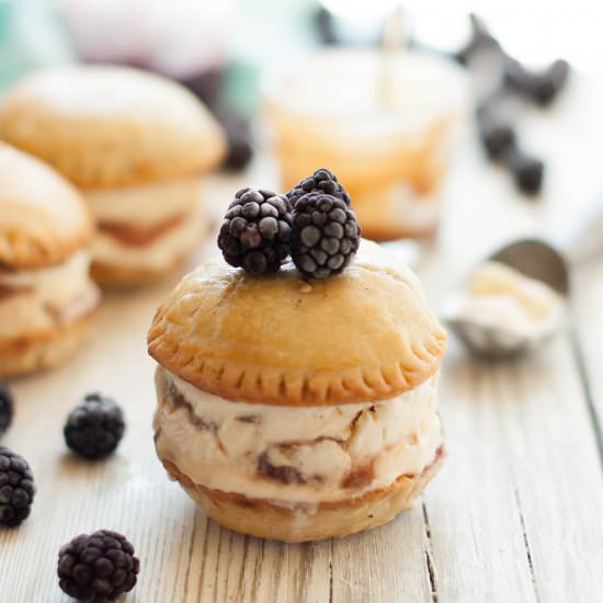 Blackberry Pie Ice Cream Sandwich