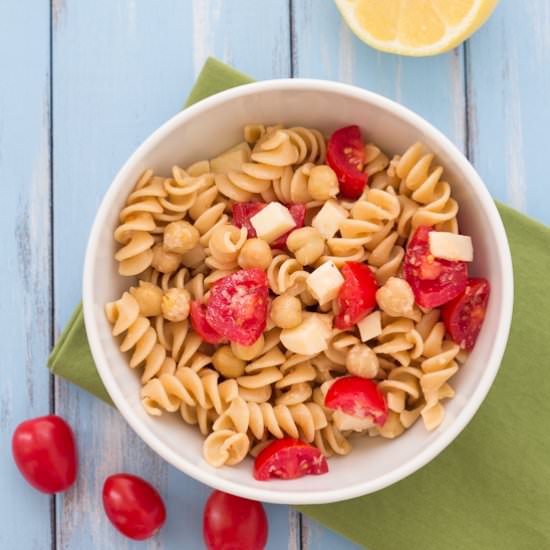 Easy Two Cheese Pasta with Chickpea