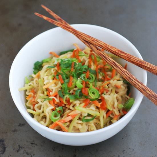 Broccoli Peanut Butter Ramen