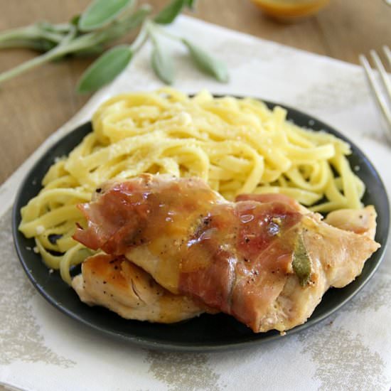 Lemon Chicken Saltimbocca
