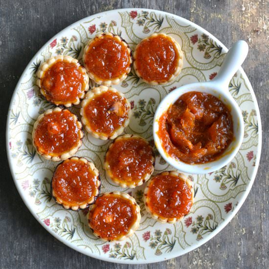 Vanilla & Apricot Jam Tarts