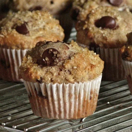 Whole Wheat Chocolate Chip Muffins