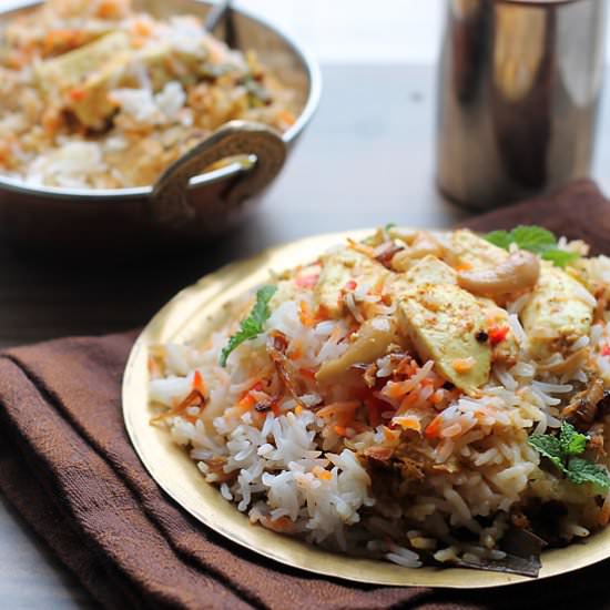 Paneer Biryani Recipe