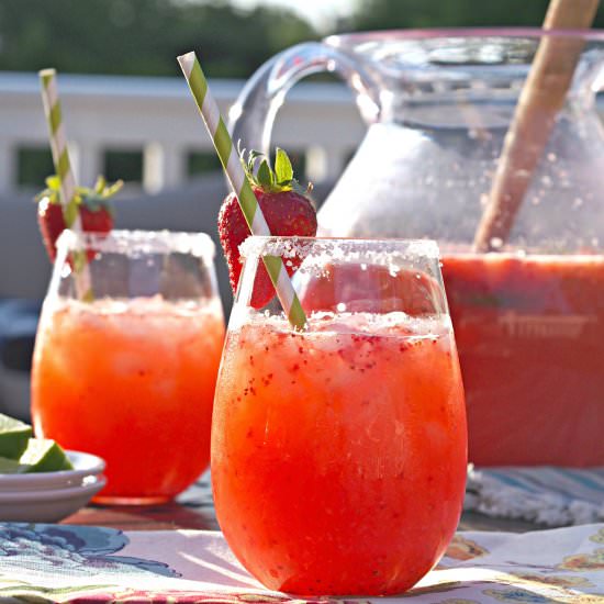 Strawberry Margarita Punch
