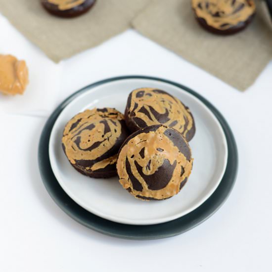 Peanut Butter Buckwheat Brownies