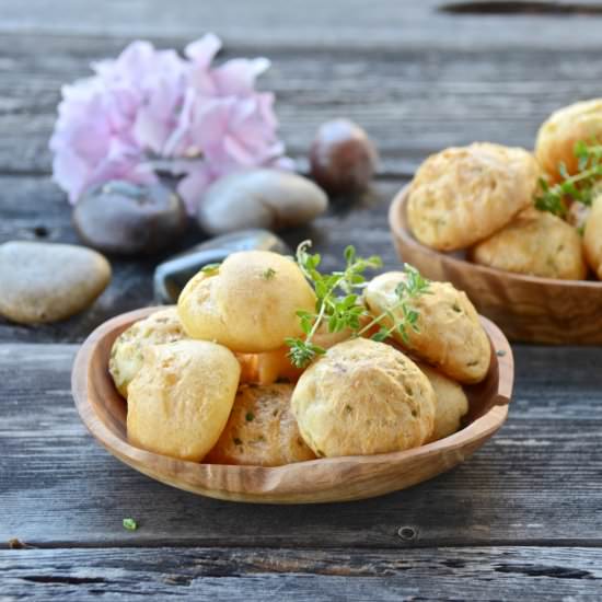 Gougeres (cheese puffs)