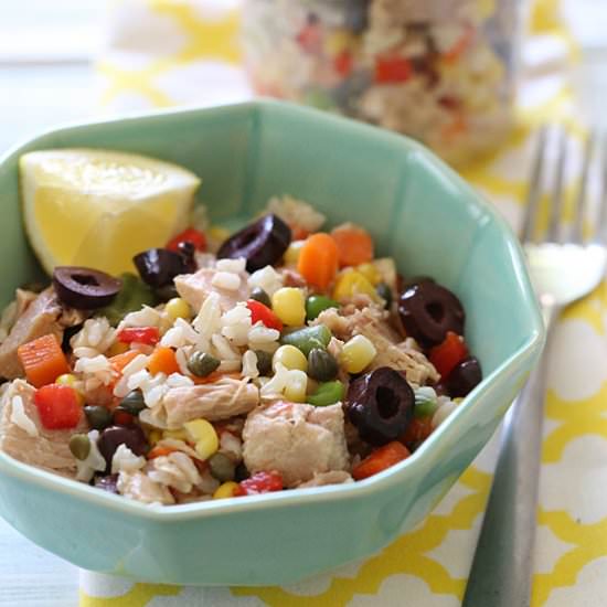 Italian Tuna and Rice Salad