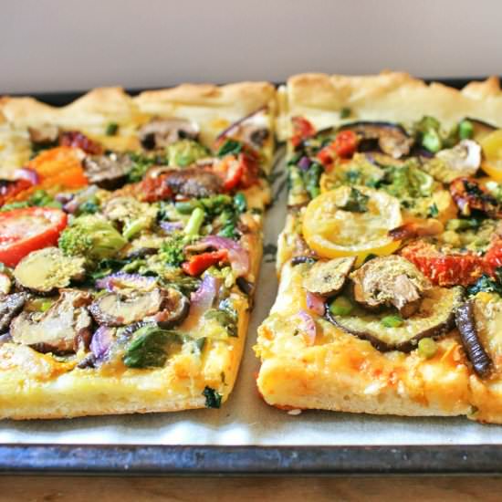 Roasted Vegetable Pizza