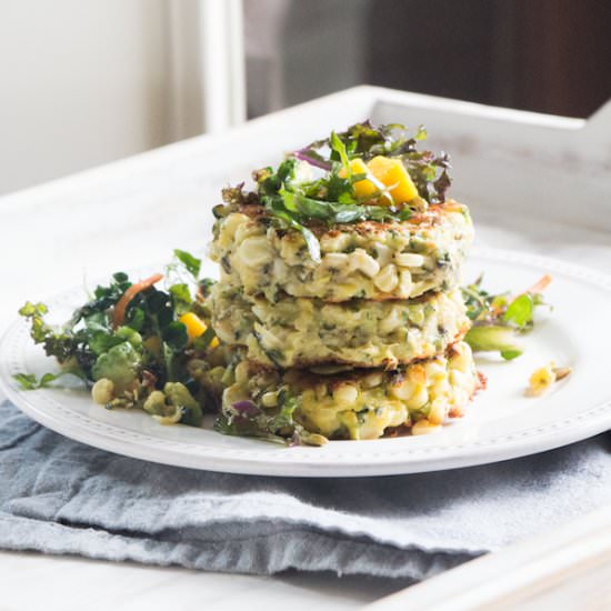 Gluten-Free Corn-Zucchini Fritters