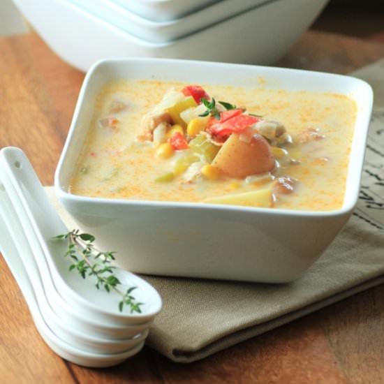 Summer Chicken Corn Chowder