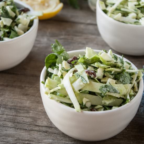 Kohlrabi & Cabbage Salad