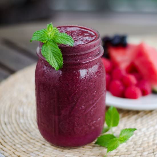 PALEO WATERMELON BERRY SMOOTHIE
