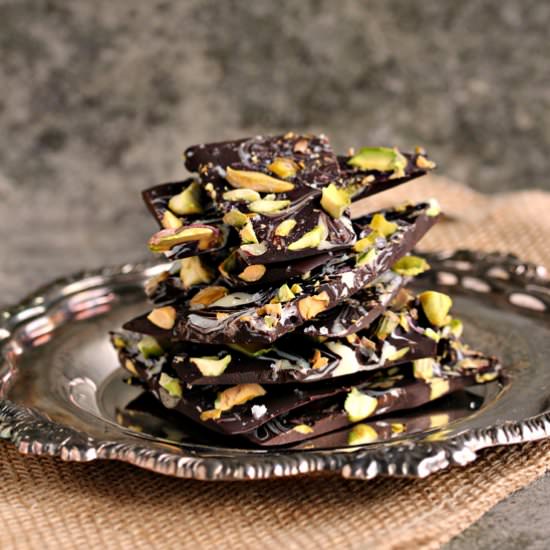 Marbled Bark with Pistachios