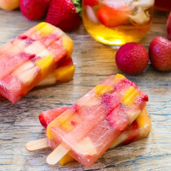 Iced Tea Sangria Ice Pops