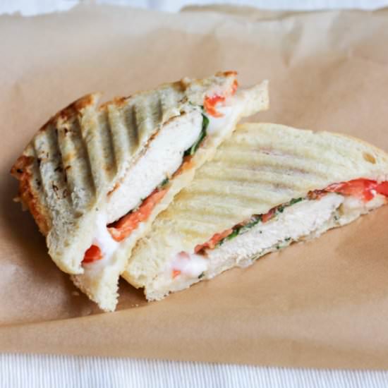 Basil Chicken Panini