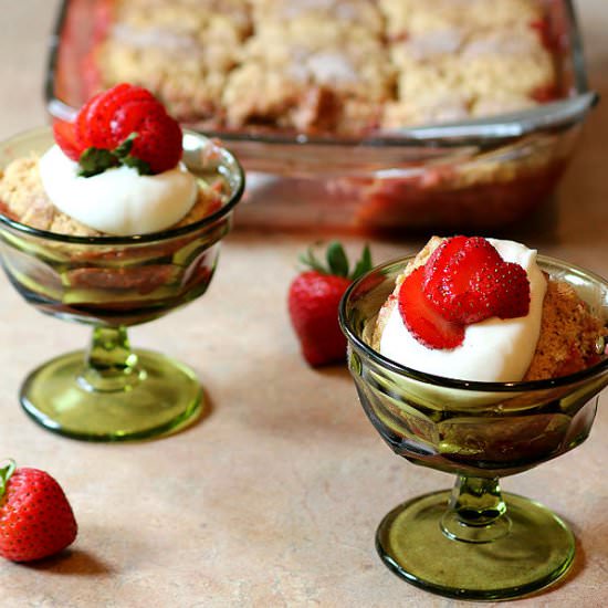 Strawberry Rhubarb Cobbler