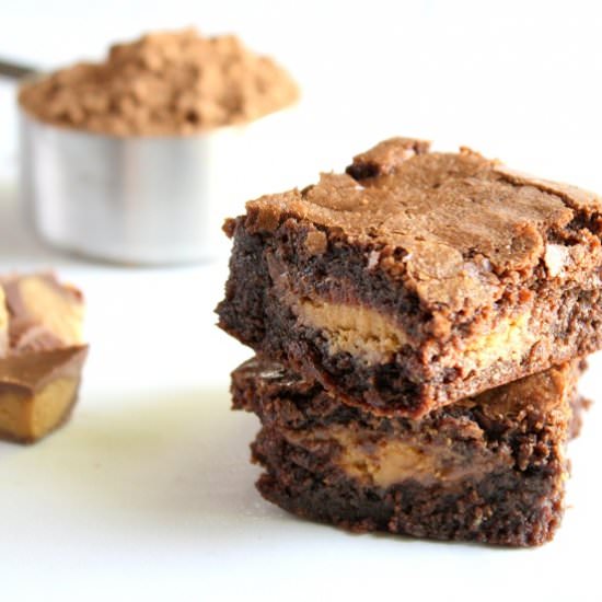 Fudgy Peanut Butter Cup Brownies